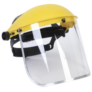 RATCHETING FACE SHIELD